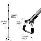 Walensee Action Hoe for Weeding Stirrup Hoe Tools for Garden with Adjustable 36-66 Inch Scuffle Loop Hoe Gardening Weeder Cultivator Durable Handle Weeding Rake with Cushioned Grip
