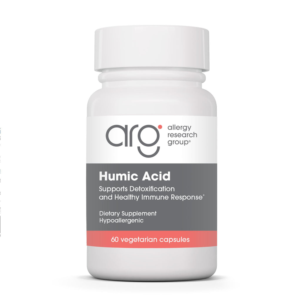 Allergy Research Group Humic Acid - Delivers 750 mg Humic Acid - Supports Detoxification & Immune Response - Membrane Active Formula - 30 Servings - 60 Capsules