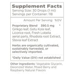 Natural Wellbeing Kids' Attention Gold - Natural Support for Focus and Concentration with Rhodiola - Mixed Berry & Raspberry Flavor - 4 oz (118 ml)