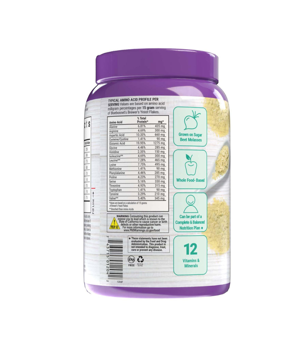 Bluebonnet Nutrition Super Earth Brewers Yeast Flakes, Super Food, Whole Food, Source for Vitamins, Great Tasting, Vegan, Vegetarian, Non GMO, Gluten Free, Soy Free, Milk Free, Kosher, 7.4 oz