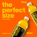 vitaminwater Energy Tropical Citrus, Flavored Water Beverage Bottles, 20 fl oz, 12 Pack