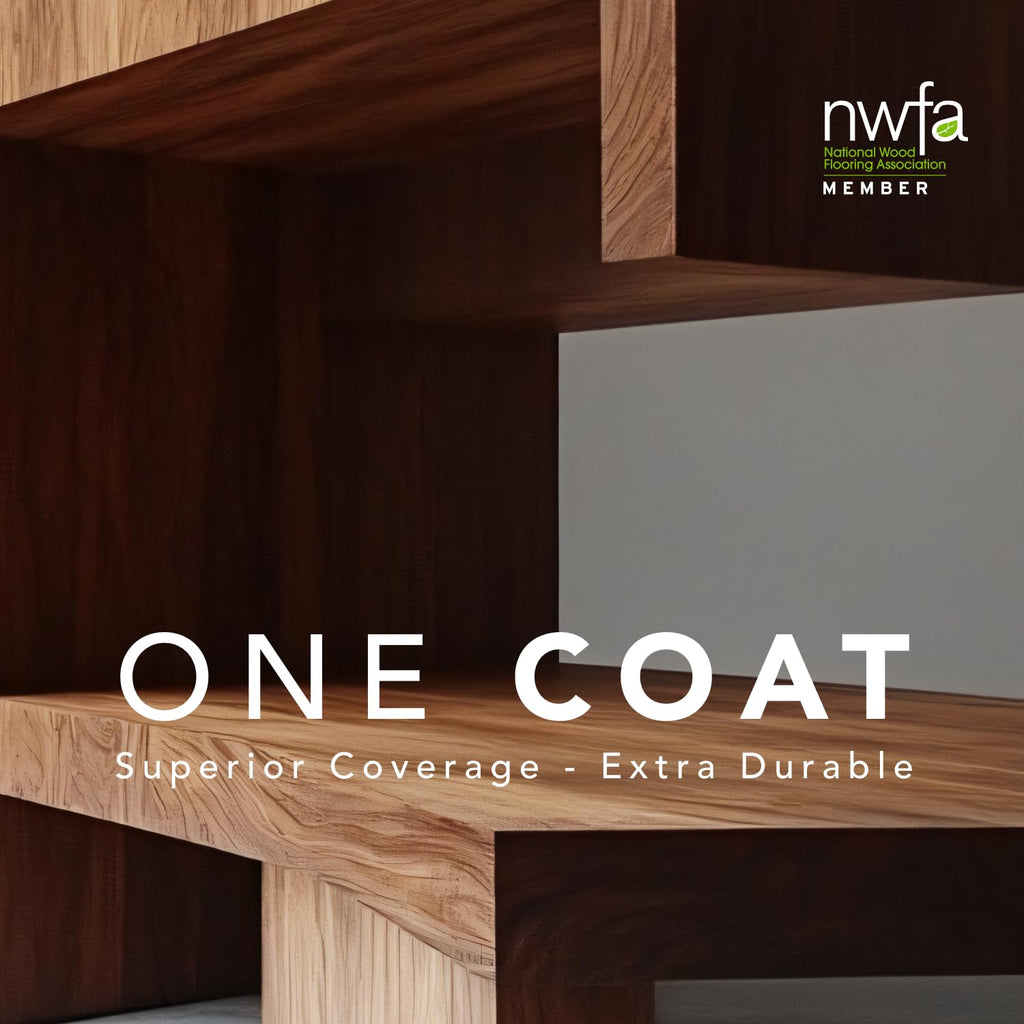 Natura Onecoat Wood Stain Oil - 700 ft² - 1.3 L, Clear – Wood Finish for Interior Furniture & Floor - Linseed Wood Oil - Fast-Drying - Environmentally Friendly-Extra Durable Hard Wax Oil-VOC-Free