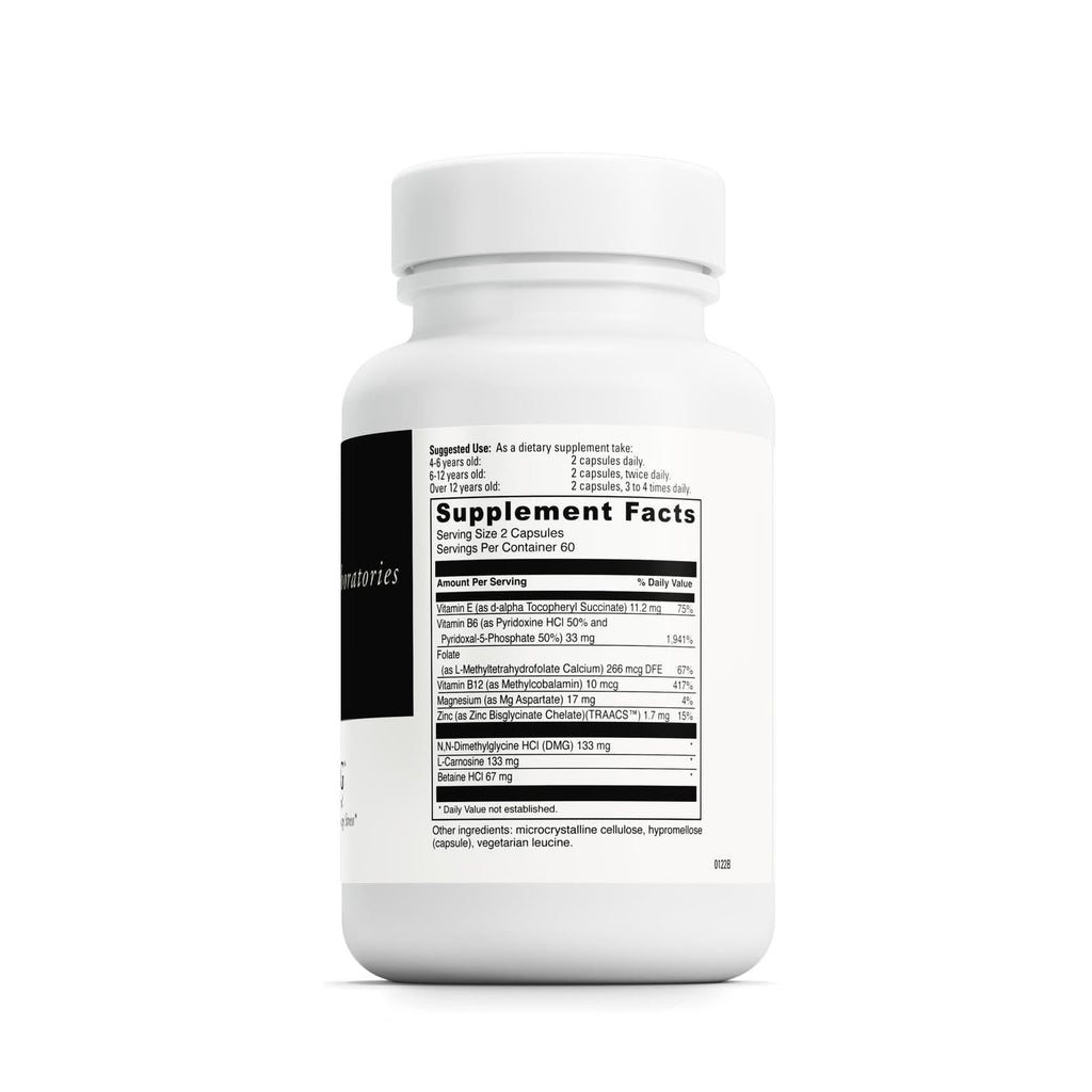 DAVINCI Labs Behavior Balance-DMG - Dietary Supplement to Support Clarity, Social Skills, Stress Coping, and Immune Health* - with Vitamin E, B6, Zinc and More - Gluten-Free - 120 Vegetarian Capsules