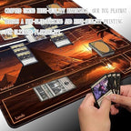 MTG Playmat - Non-Slip Backing Printing, Ideal for Card Game Enthusiasts TCG Playmat (Desert mecca-Deck)