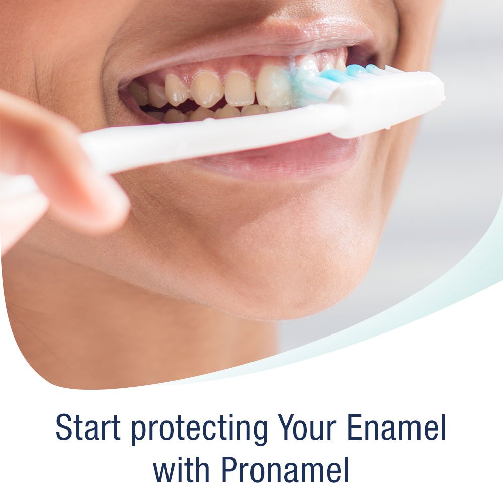 Sensodyne Pronamel Daily Protection Enamel Toothpaste for Sensitive Teeth, Mint Essence - 4 oz (Pack of 3)