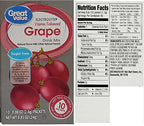 Great Value Low Calorie Sugar-Free Drink Mixes Variety Fruit Flavor 3-Box Bundle (Cherry,Grape,Orange Early Rise, 3-Pack)