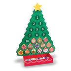 Melissa & Doug Countdown to Christmas Wooden Advent Calendar