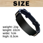 UDonCoo Custom Photo Bracelet with Name – Personalized Silicone Bracelet for Family, Friends, Memorial or Birthday Gift (Black)