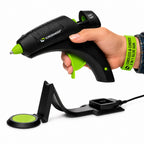 Surebonder Cordless Hot Glue Gun, High Temperature, Full Size, 60W, 50% More Power - Sturdily Bonds Metal, Wood, Ceramics, Leather & Other Strong Materials (Specialty Series CL-800F)