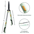 PrunePro® Extendable Hedge Shears Lightweight Ultra Sharp Blade for Bushes