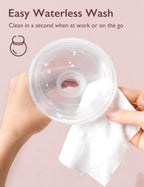 Momcozy Breast Pump Wipes for Parts Cleaning On-The-Go,30 Count (3 Packs)