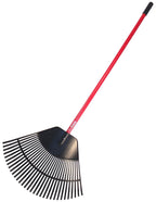 Bully Tools 26-32 Lightweight Polypropylene Tine Leaf Rake, 30" Wide