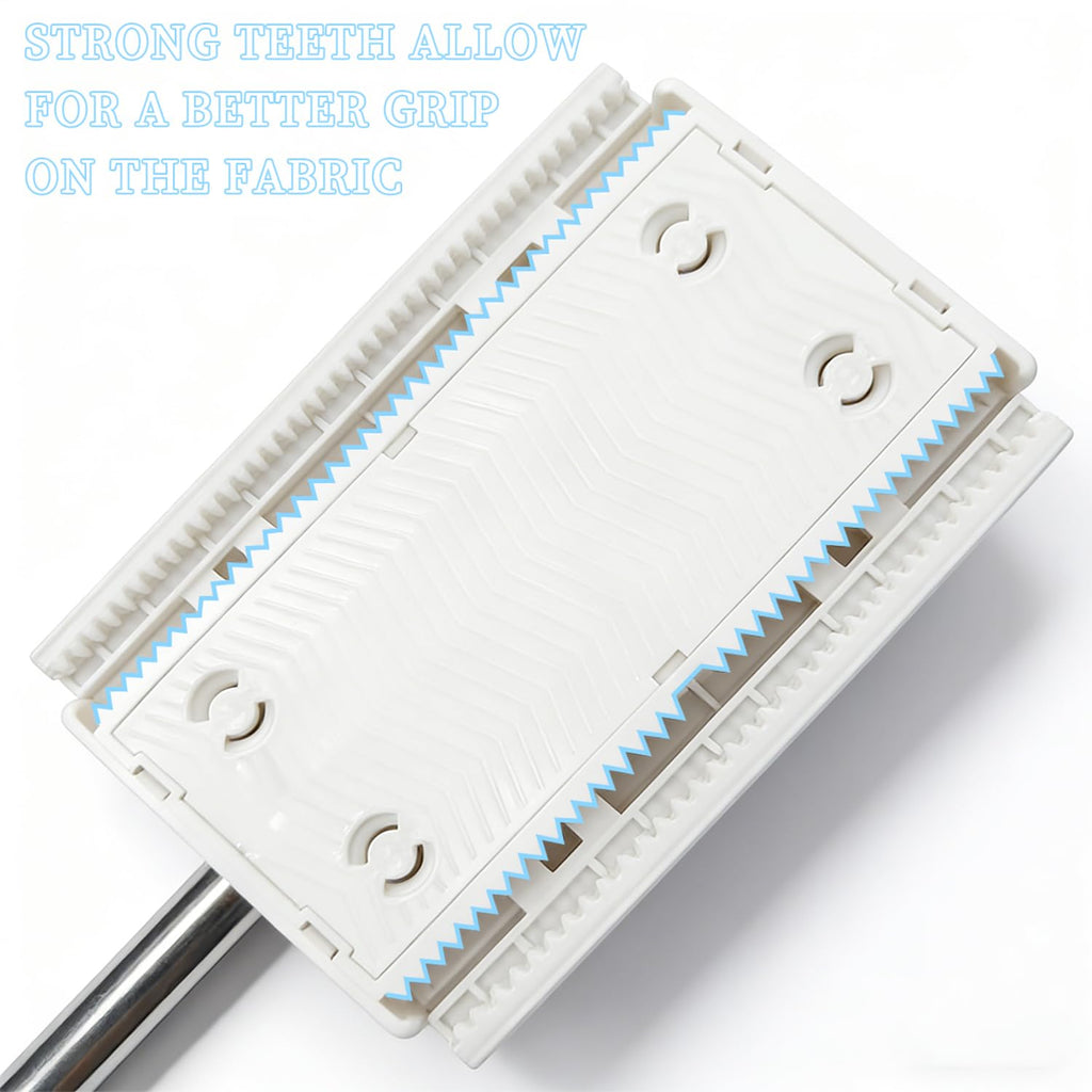 Snap Grip Mini Mop,2026 Upgraded Zero Touch Snap Grip Mini Mop,Cloth Changing MiniMop,Automatic Hands Free Push Pull Handle,Includes 1 MiniMop & 5 Reusable Cloths