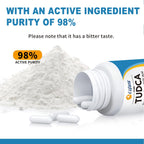TUDCA 500mg Supplement, Liver and Gallbladder Support, Genuine Purified Bile Salts with Bitter Taste, Vegan, Gluten Free, Non GMO - 60 Capsules