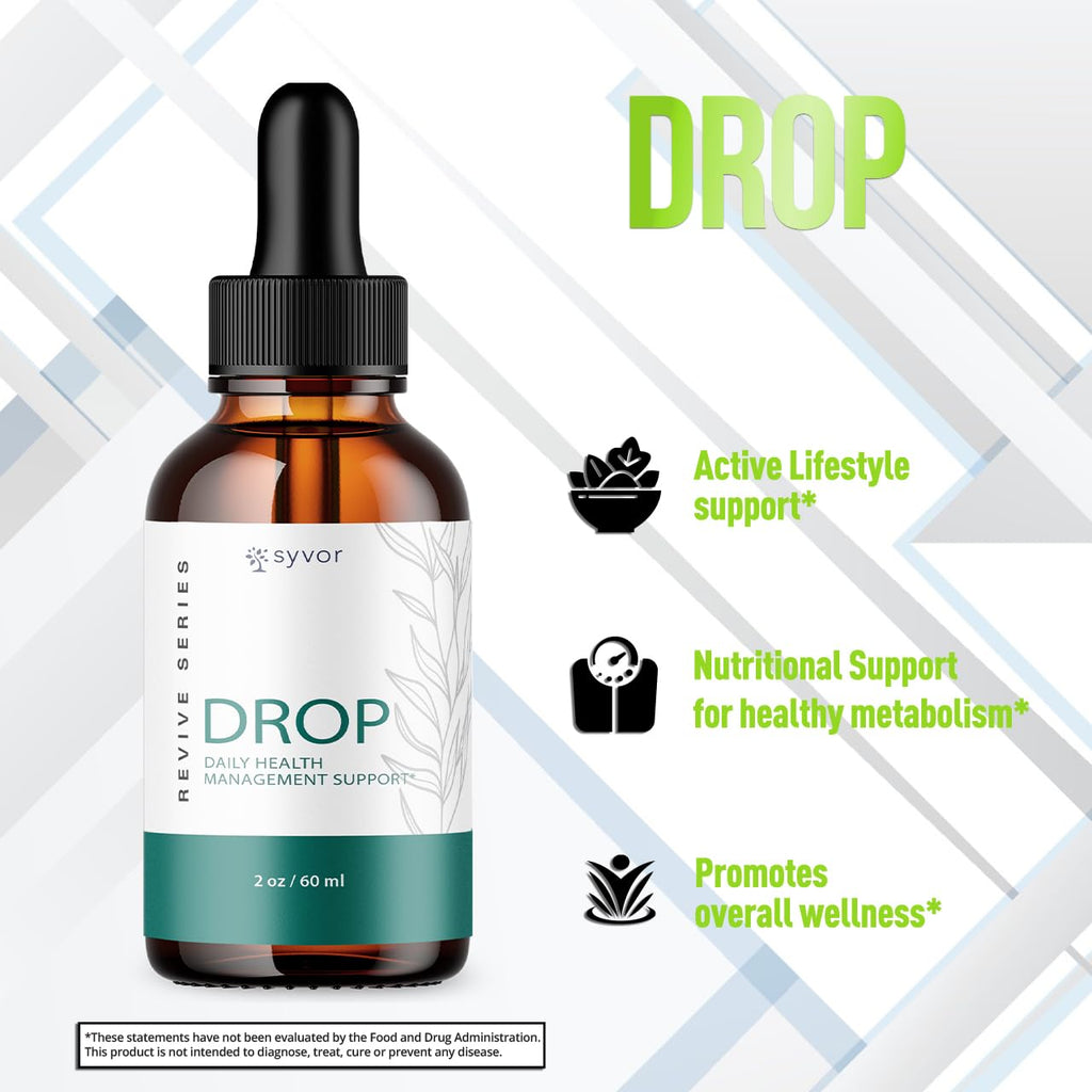 Drop The Pounds Drops, Official Drop The Pounds Liquid Drops with All Natural Ingredients, Advanced Health Optimizer & Wellness Support with Maximum Strength Vitamins for Women & Men (30 Servings)