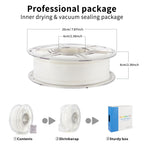 iSANMATE ASA 3D Printer Filament Bundle 4KG (8.8lbs), UV & Weather Resistant 3D Printer Filament Perfect for Outdoor Functional Parts, Black+Black+White+White