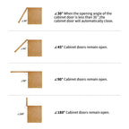 Chibery 3/8 Inch Inset Cabinet Hinges, 10 Pack Self Closing Flush Face Mount Hinges with Door Bumper, Variable Decorative Hardware for Bathroom, Furniture, Kitchen Cabinet Doors, Brushed Nickel