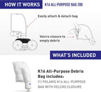Polaris Genuine Parts K13 All-Purpose Zipper Replacement Debris Bag, for Automatic Pressure Pool Cleaner Vac-Sweep 280
