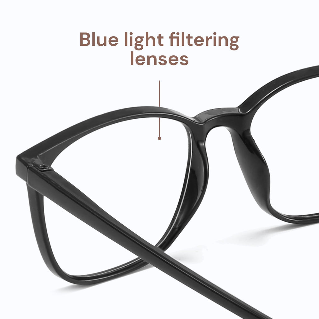 Gaoye Ultralight Blue Light Glasses for Women - Computer Protection Glasses for All Day Comfort - Anti UV Glare & Eyestrain