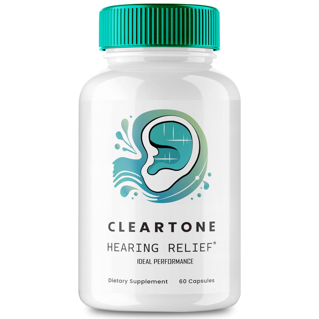 Cleartone Tinnitus Relief for Ringing Ears Capsules, Cleartone Ear Pills Supplement, Clear Tone Tinnitus Treatment, Calming Ear Ringing Relief - Maximum Strength, Cleartone Reviews (60 Capsules)