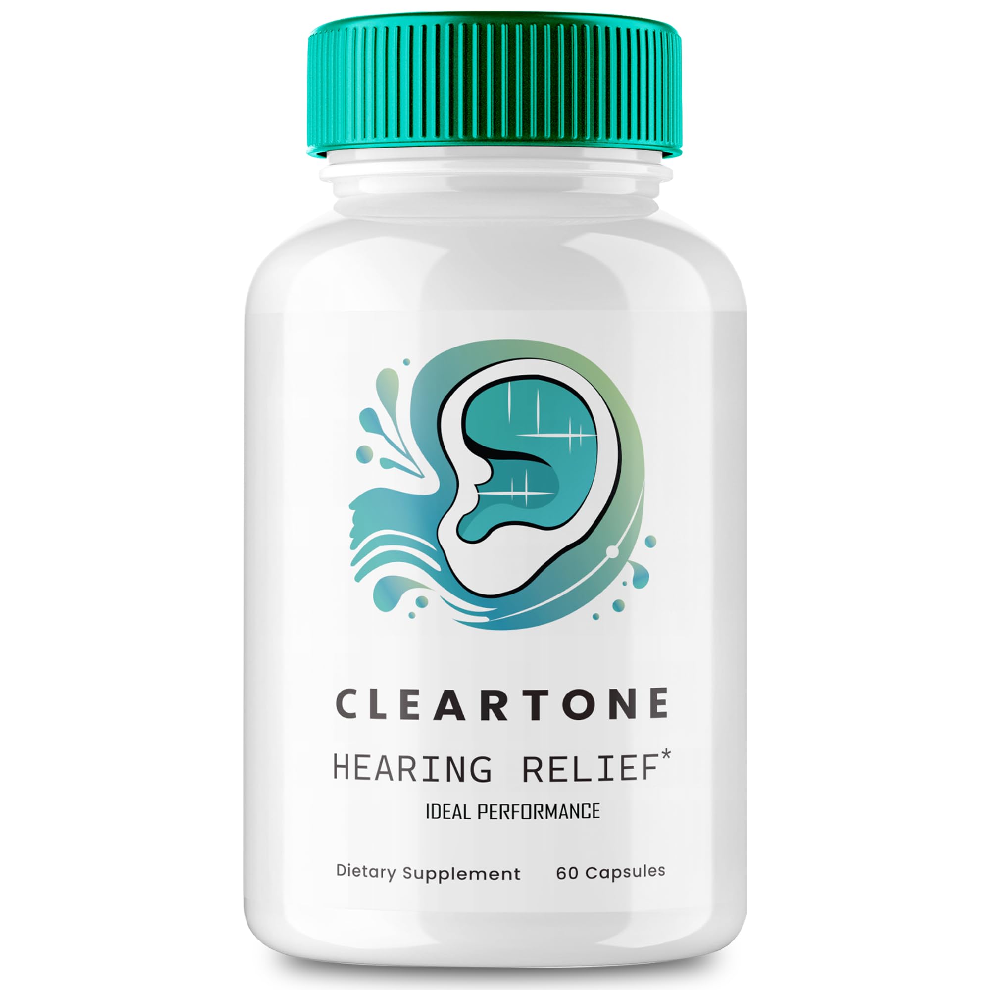 Cleartone Tinnitus Relief for Ringing Ears Capsules, Cleartone Ear Pills Supplement, Clear Tone Tinnitus Treatment, Calming Ear Ringing Relief - Maximum Strength, Cleartone Reviews (60 Capsules)