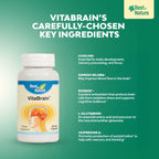 Best in Nature VitaBrain Brain Support Supplement - 60 Capsules
