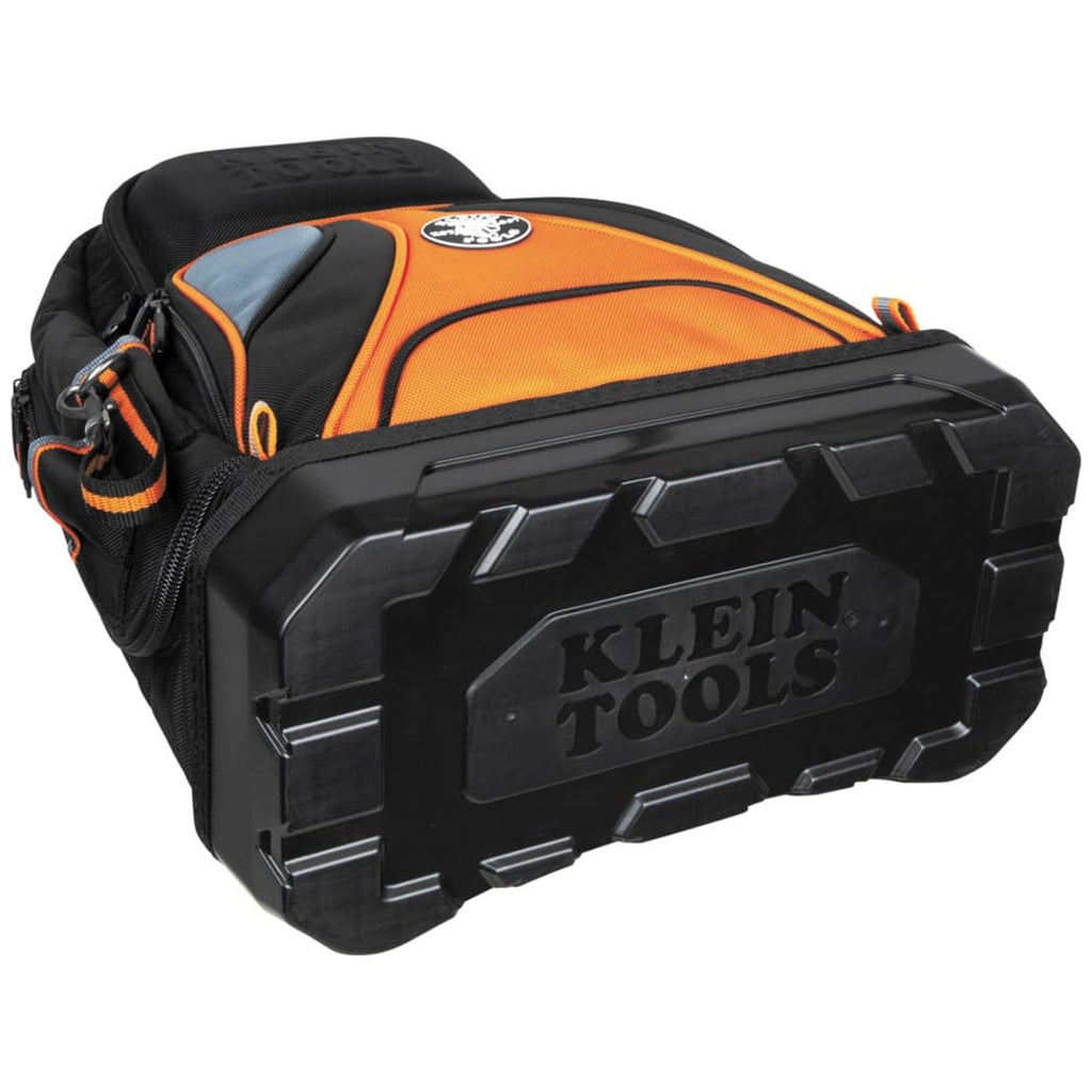 Klein Tools 55421BP-14 Tool Backpack, Heavy Duty Tradesman Pro Tool Bag Organizer with 39 Pockets, Molded Bottom
