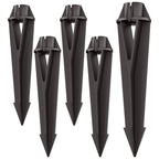 Noobibaba Landscape Lighting Stakes Replacement 1/2 NPT Thread Spike 5-Pack