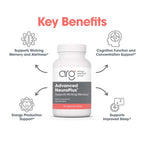 Allergy Research Group Advanced NeuroPlus - Nootropic Formula with Spearmint Extract, Lions Mane & Citicoline - Supports Working Memory Focus & Cognitive Function - 30 Servings - 90 Tablets