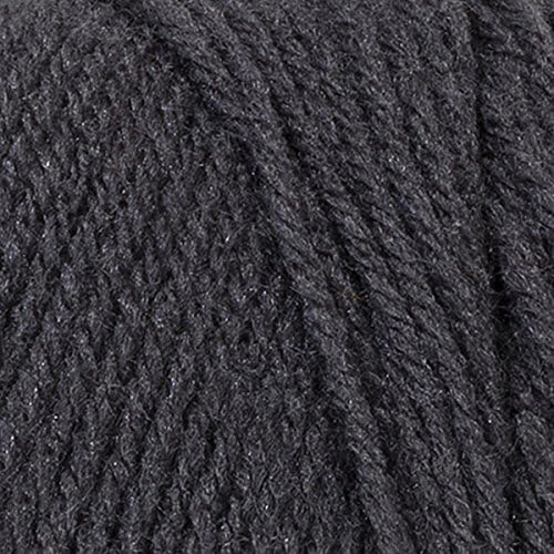 Red Heart Super Saver Charcoal E300-3950 (3-Skeins - Same Dye Lot) Worsted Medium #4 Acrylic Yarn for Crocheting and Knitting with Project Bag