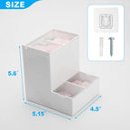 Beautyflier Disposable Daily Contact Lens Dispenser, Desktop and Wall Mounted 2 IN 1- Universal for All Brands, Dispenser, Organizer, & Storage for Contact Lenses, Cosmetic Contact lenses, Case Only