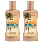 Panama Jack Sunseeker Set - Travel Sunscreen Tanning Lotion SPF 4 & 8 Suntan Sun Care Pack