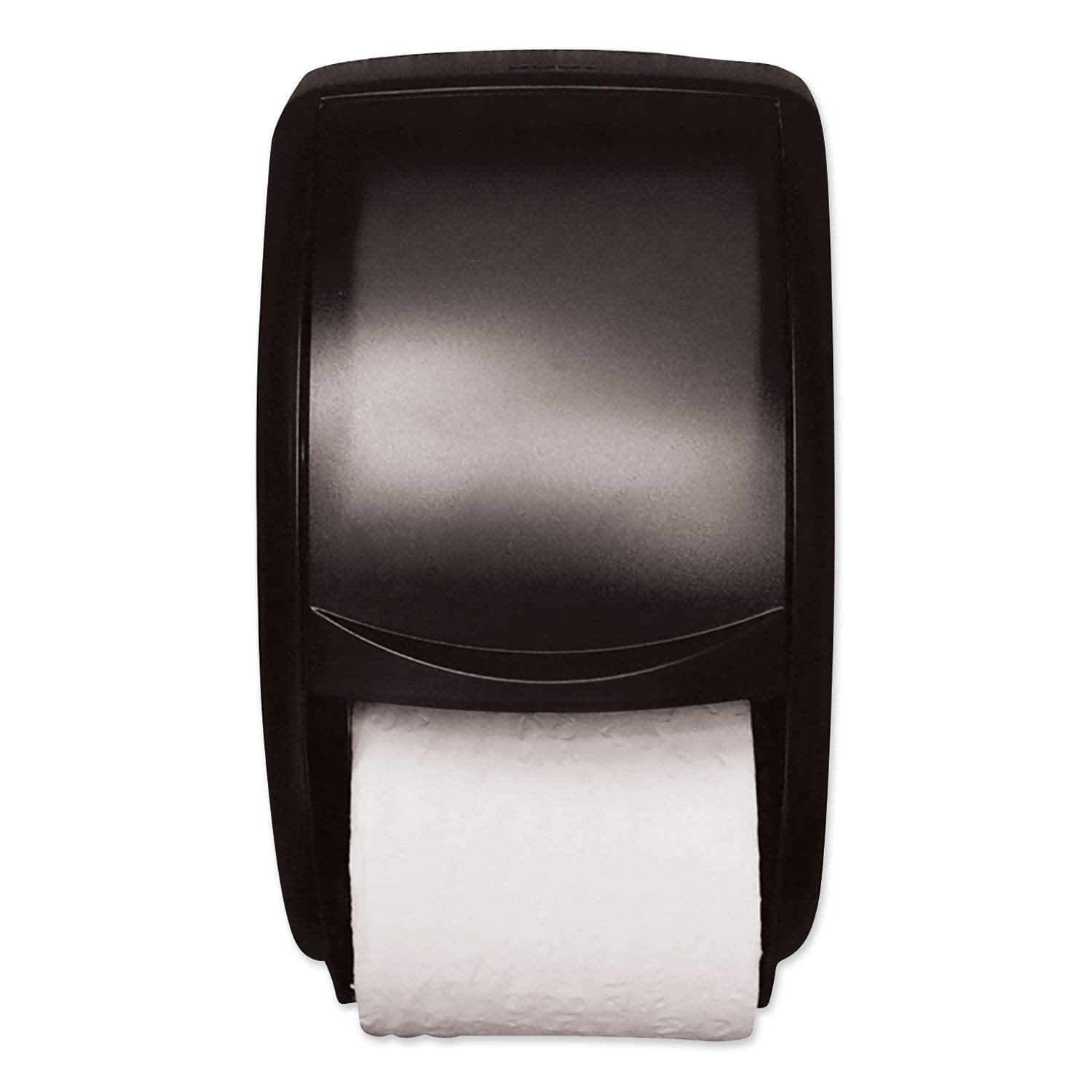 Tork Twin Toilet Paper Roll Dispenser Smoke T24, Modern Look, 55TR