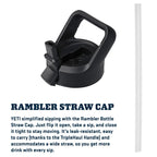 YETI Rambler Bottle Straw Cap, Fits 18/26/36/46/64 oz Bottles