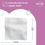 WaterWipes Adult Care Sensitive Body & Intimate Hygiene Wipes, 360 Wipes (12 Packs), Extra Large Textured, 99.9% Water-Based, For Everyday Personal Uses