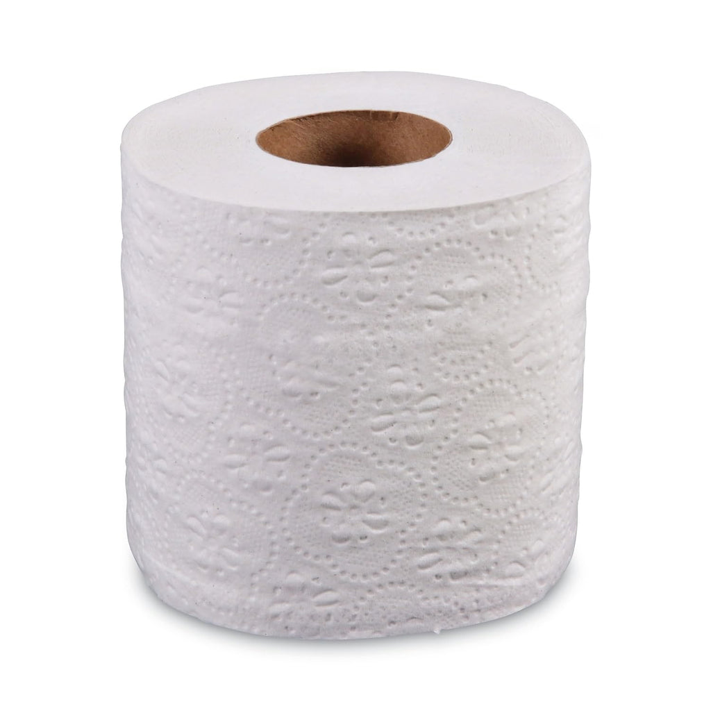 Boardwalk 6145 Bathroom Tissue, Standard, 2-Ply, White, 4 X 3 Sheet, 500 Sheets/roll, 96/Carton, 1 Count (Pack of 1)