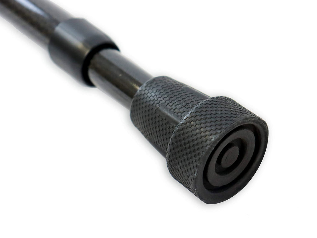 KMINA Folding Crutches of Carbon Fibre (x1 Unit), Open Cuff, Lightweight, Forearme Foldable Crutch - Made in Europe - KMINA PRO