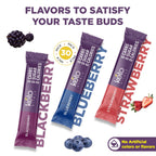 Keto Vitals Antioxidant Electrolytes Powder Packets No Sugar | Keto Friendly Electrolytes Travel Packets | Variety Stickpacks | Energy Drink Mix | Zero Calorie | Zero Carb (Berry Assorted, 30)
