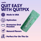 QuitPix to Help Quit Smoking Extra Thick Boosting Flavored Toothpicks - Oral Fixation - Nicotine Free Toothpicks - Kosher Flavors Variety Pack 40 Count (Pack of 4)