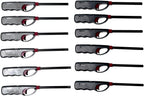 Knights of Armur 12-Pack BBQ Grill Lighter Casings Refillable Butane Gas Candle Fireplace Kitchen Stove Long