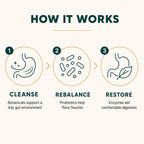 Happee Candida Cleanse Detox Supplement, Gut & Digestive Health, 90 Caps