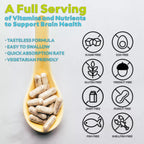 Boost Your Brain&Power: Brain-ol Advanced Memory Formula, 60 Capsules, Helps with Memory, Focus, Daily Cognitive Support, Brain Fog & Wellness