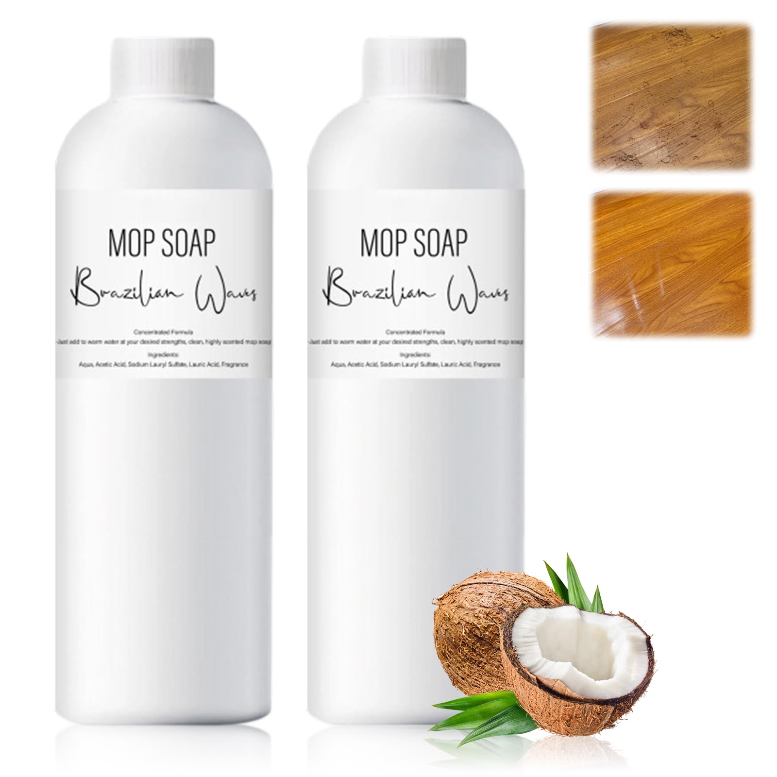 2Pcs 2026 New Brazilian Waves Mop Soap, Mop Soap For Floor Cleaning, MopSoap Brazilian Wave, Leaves a Luxury Lasting Scent, Multipurpose MopSoap For Home Cleaning (2 * 120ML)
