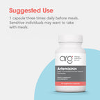 ARG Artemisinin - Delivers 200 mg Concentrated Sweet Wormwood Extract per Serving - Supports Immune and Digestive Health - Hypoallergenic & Vegetarian - 150 Servings - 300 Capsules