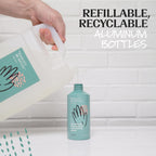 EVOLVED BY NATURE Liquid Hand Soap Refill, 128 Oz, Rosemary Lemon, Biodegradable Formula