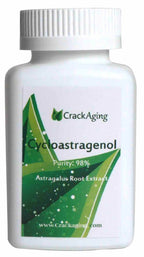 Crackaging Super-Absorption Cycloastragenol 98% Anti-Aging Supplements 25mg 60 caps in 2 Bottles