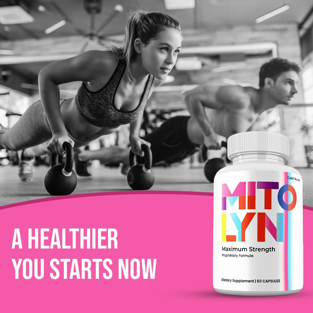 (2 Pack) Mitolyn Capsules, Advanced Formula Supplement, Mito Lyn Pills Maximum Strength All Natural Support 2 Month Supply