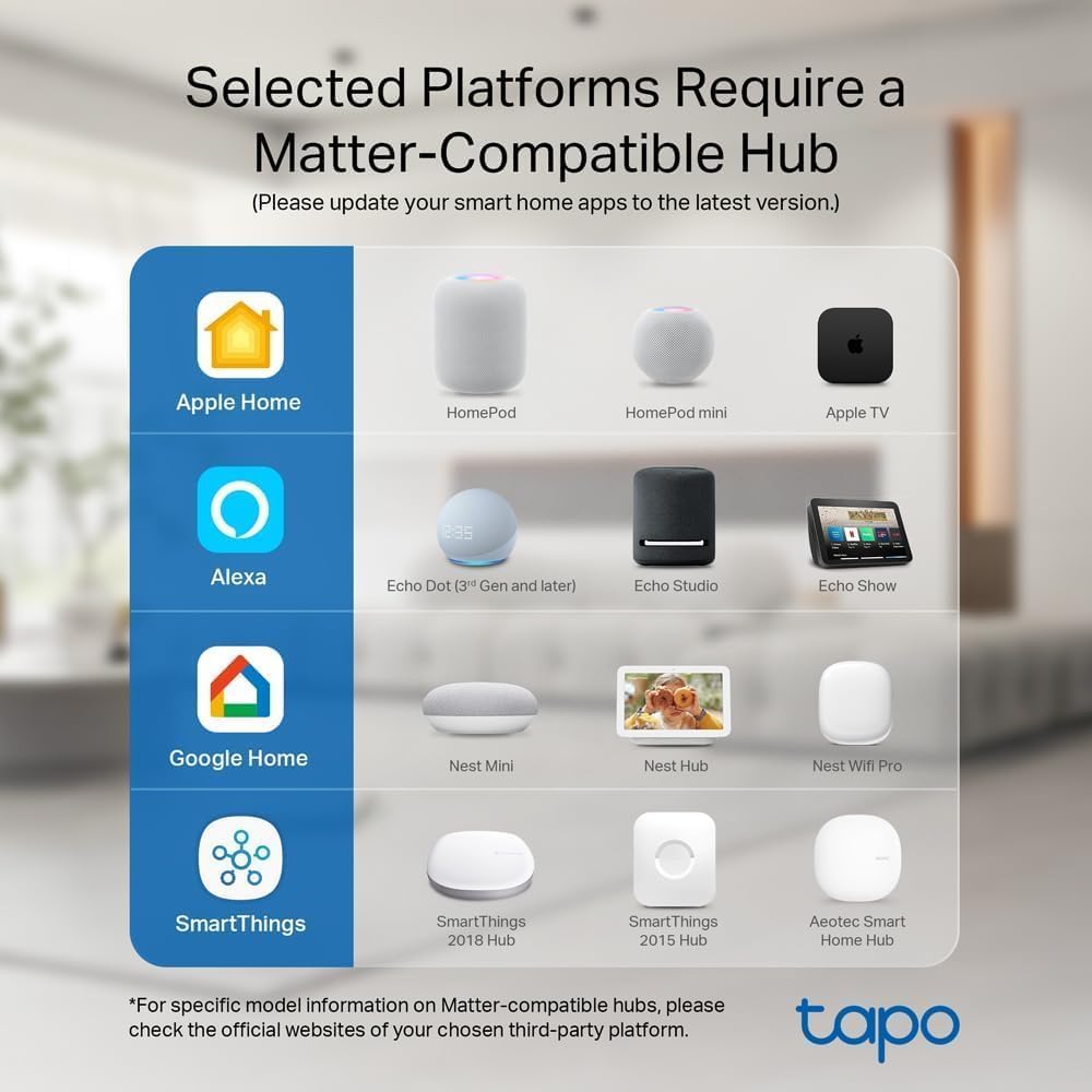 Tapo Multicolor Dimmable Smart Light Bulbs, L535E(4-Pack), A19 E26, 1100LM