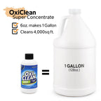 OxiClean Outdoor Multipurpose Super Concentrated Cleaner - Makes 4 Gallons Stain Remover Driveway for Concrete (4 Pack 6oz Bottle = Gallons) White 24 Fl Oz