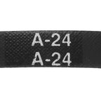 uxcell 4pcs A24 or 4L260 Classic Wrapped Rubber V-Belt, 24"(610mm) Inside Circumference, A Profile V Belt